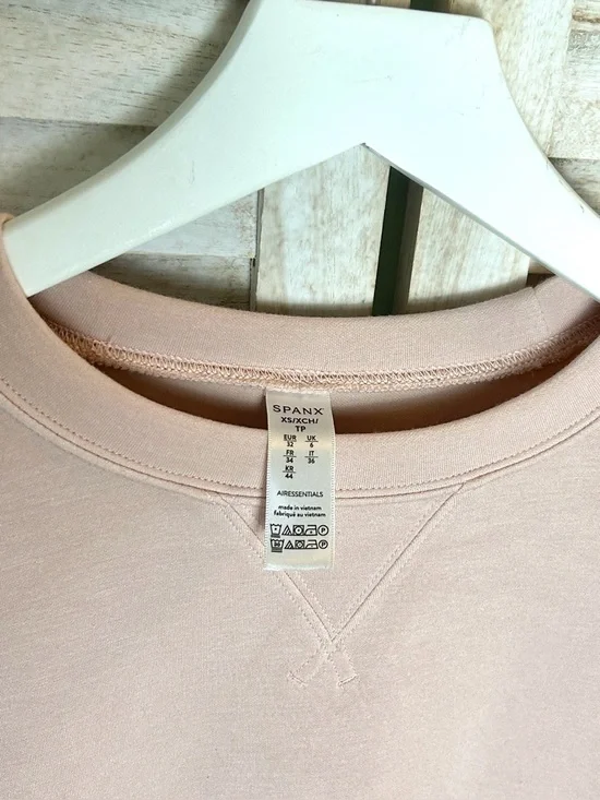 Spanx Air Essentials Classic Crew Sweatshirt Size XS - Picture 3 of 6